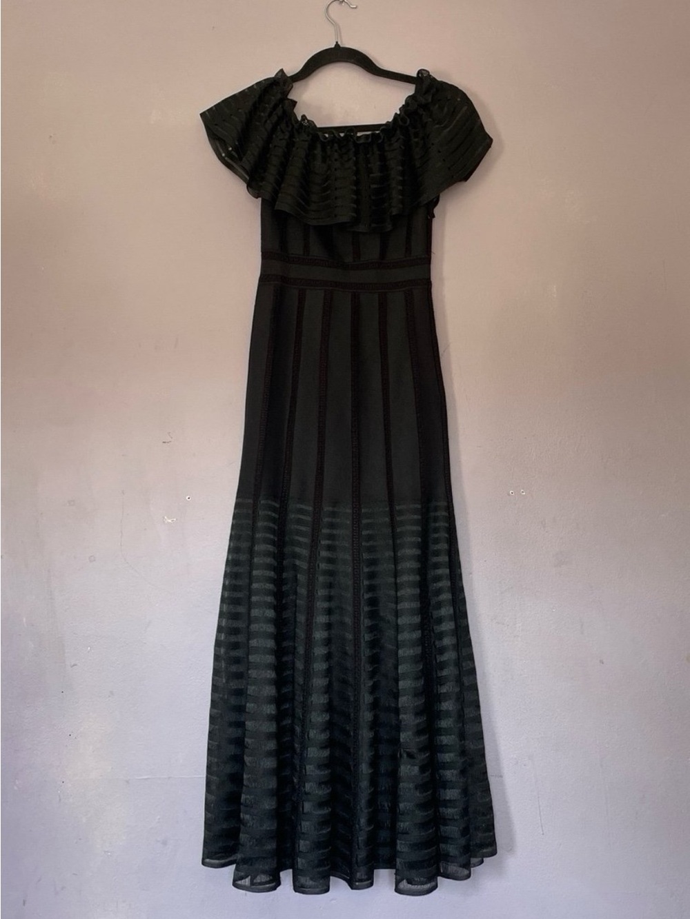 Alexander McQueen off shoulder dress